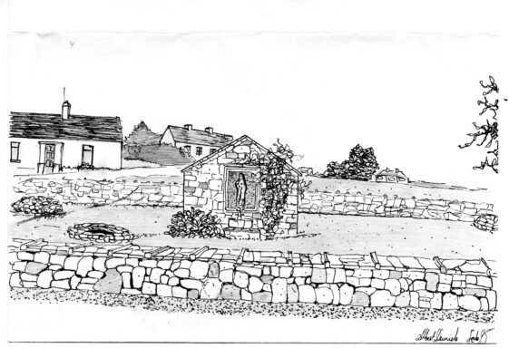 Drawing of Lady Well, Abbey