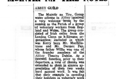Muintir Na Tire Notes - Abbey Guild