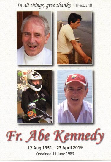 Remembering Our Beloved Fr Abe Kennedy |     Photo Courtesy: Kennedy Family