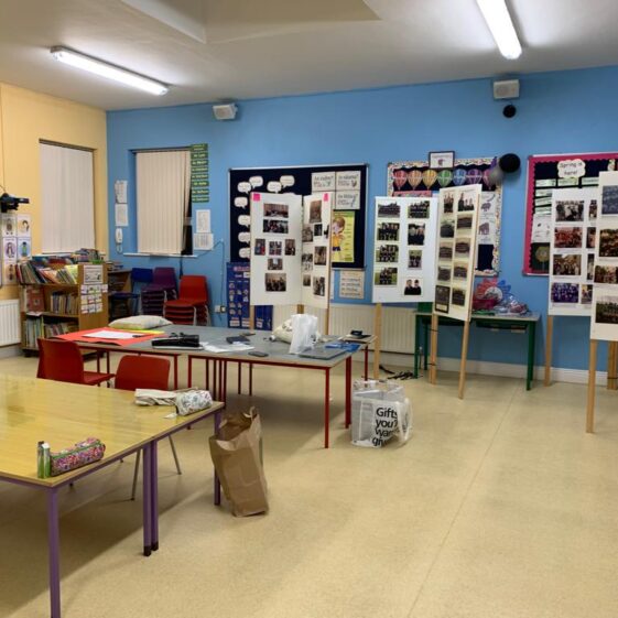 Putting exhibits in place