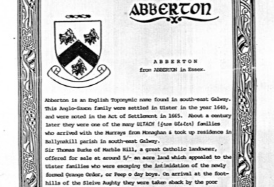 The Abberton Name
