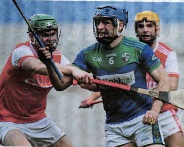 Tynagh/Abbey-Duniry's Paul Killeen is tackled by Adam Murphy of Watergrasshill at Croke Park on Sunday | Courtesy: Connacht Tribune